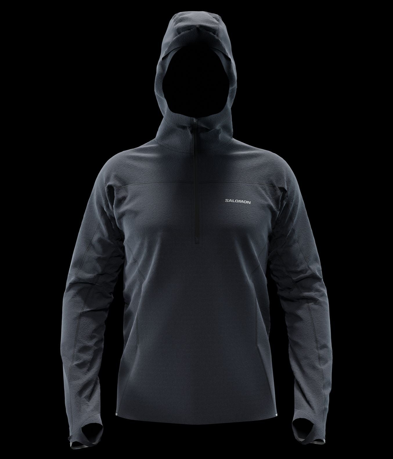 SENSE AERO HYBRID HALF ZIP HOOD