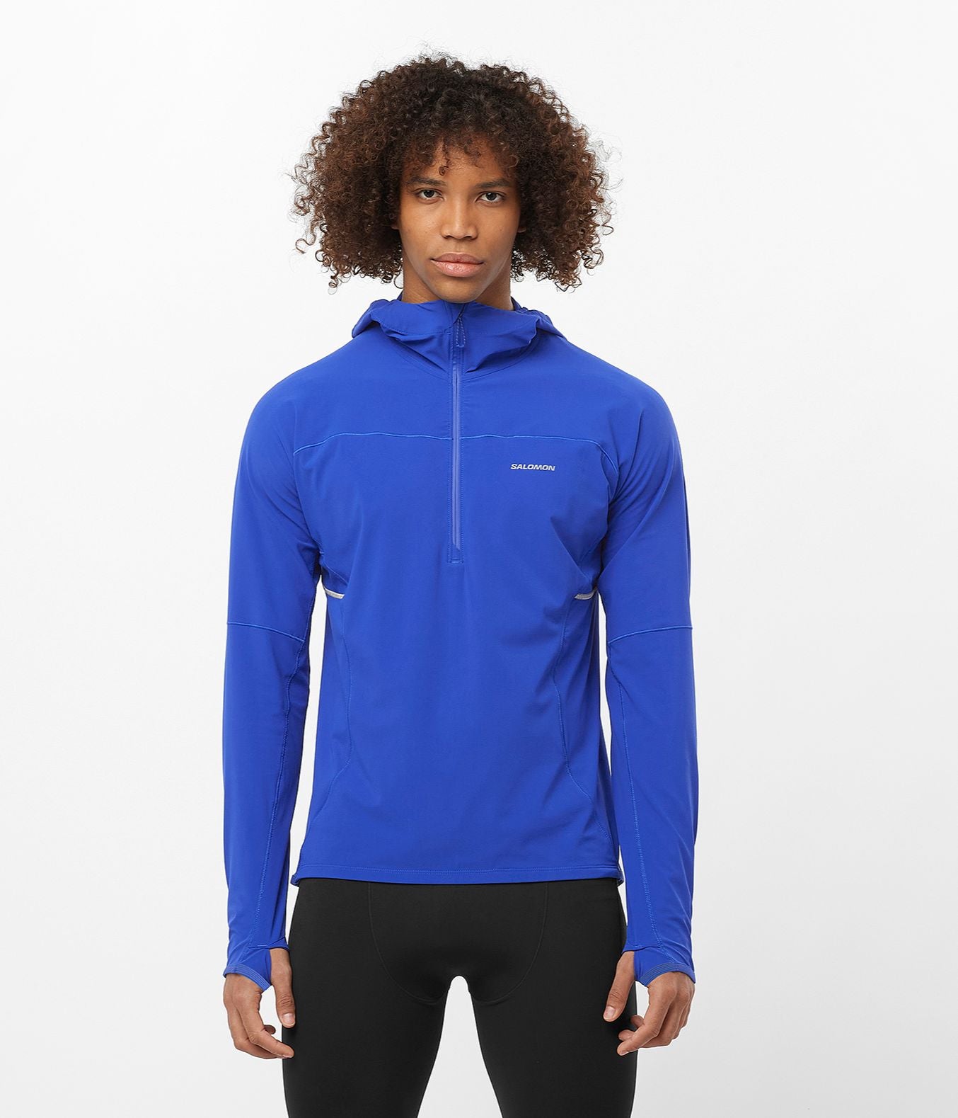 SENSE AERO HYBRID HALF ZIP HOOD