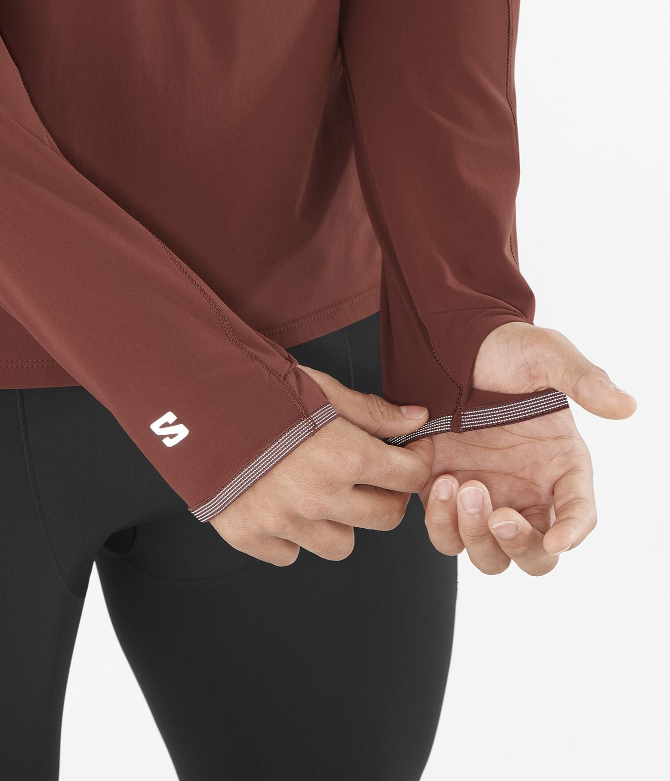 SENSE AERO HYBRID HALF ZIP HOOD